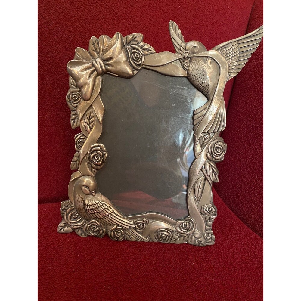 International Silver Company Frame Bird and Rose Motif